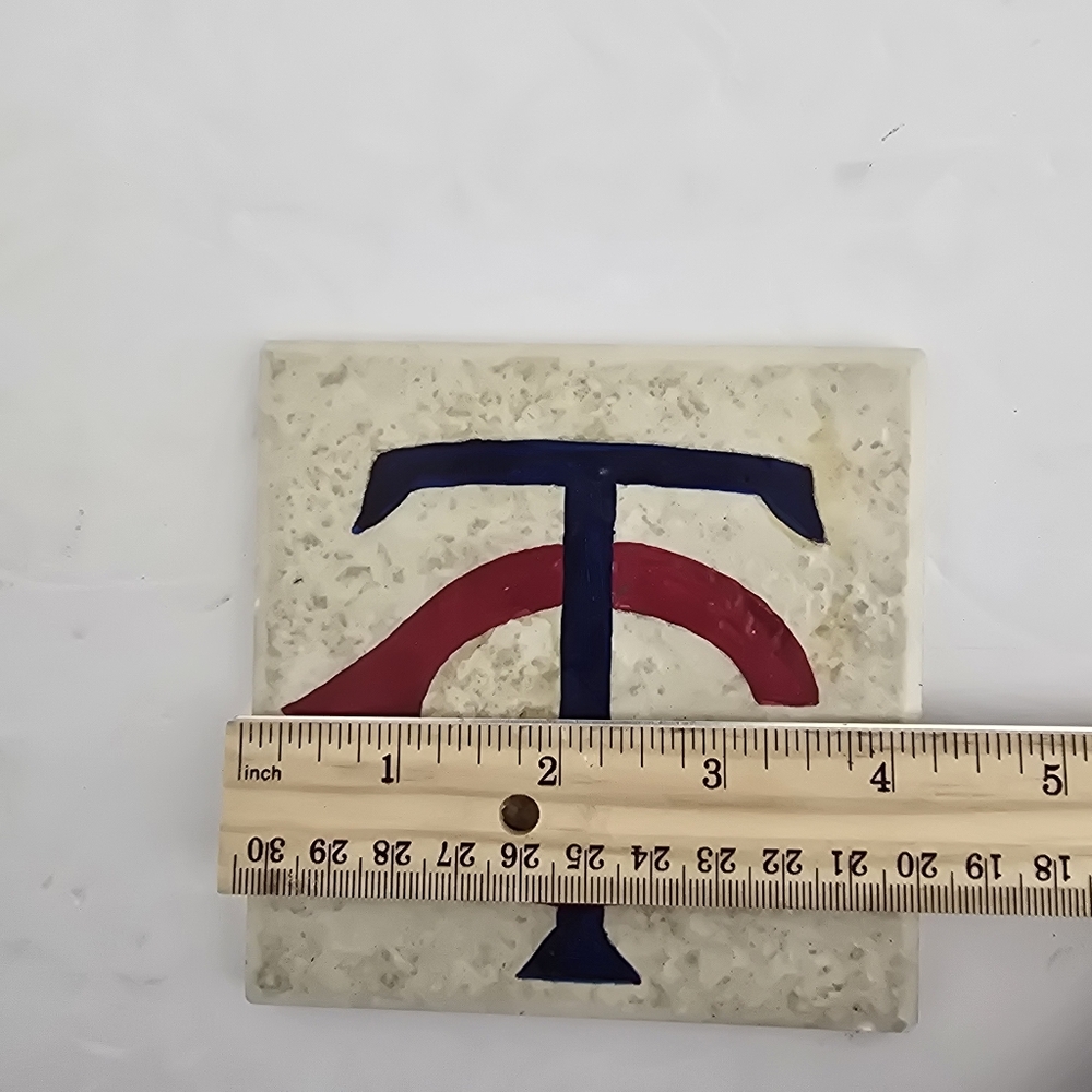 MINNESOTA TWINS Set of 4 vintage MLB Playing Cards Ceramic Tile Drink Coasters - Picture 8 of 10